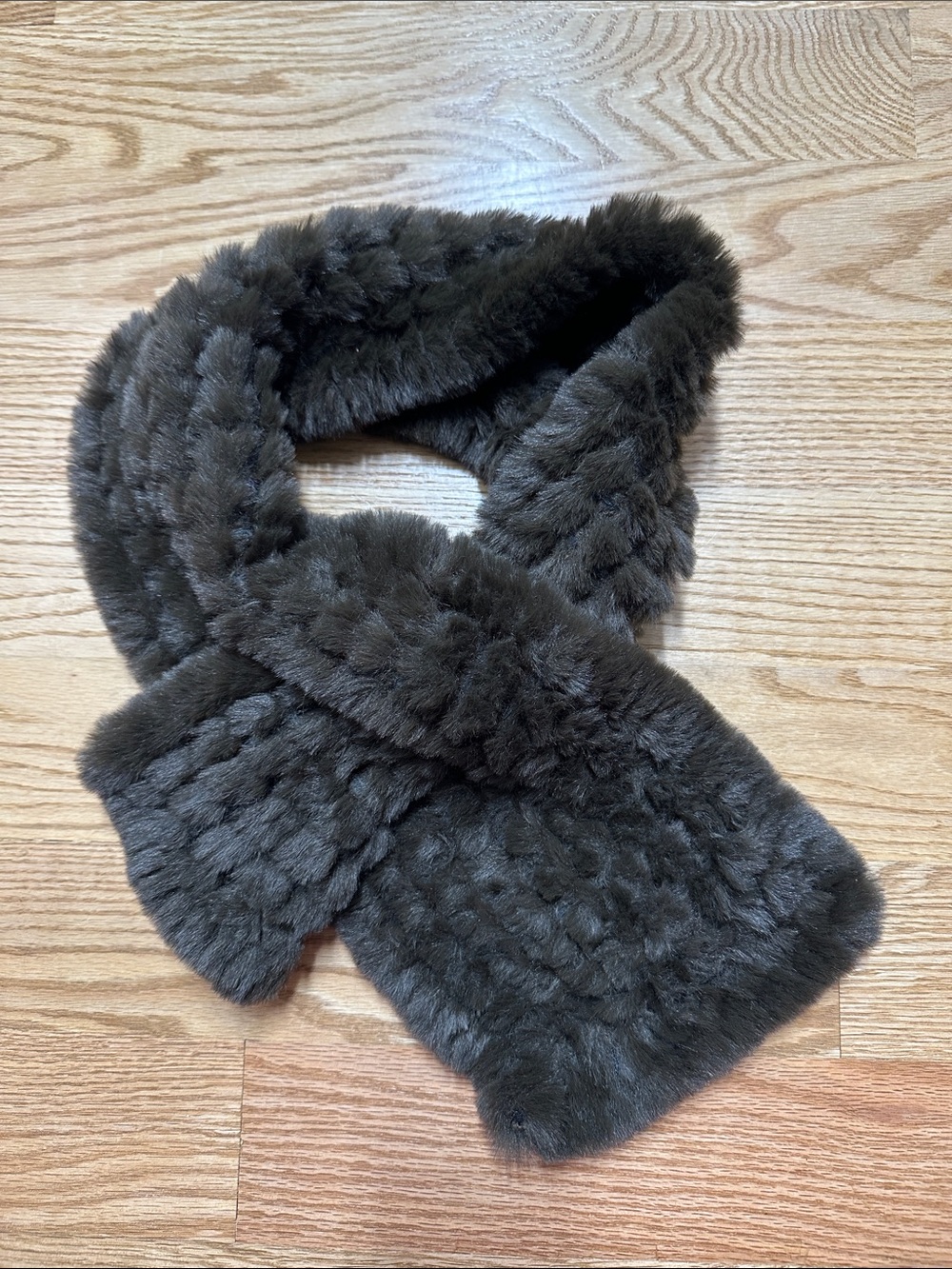 Faux Rabbit Fur Scarf
